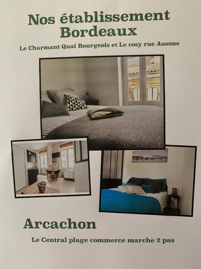 Le Central Plage - Commerce - Marche A 2 Pas Apartment Аркашон Екстериор снимка